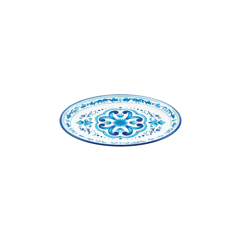 SMALL OVAL TRAY "BLUES"