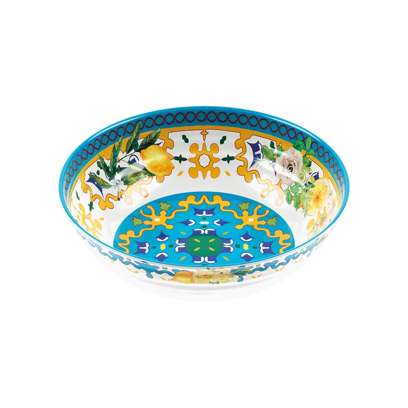 BOWL Ø30CM ''FLOWER&LEMON''