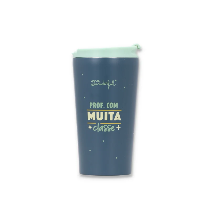 Copo take away térmico - Prof. com muita classe
