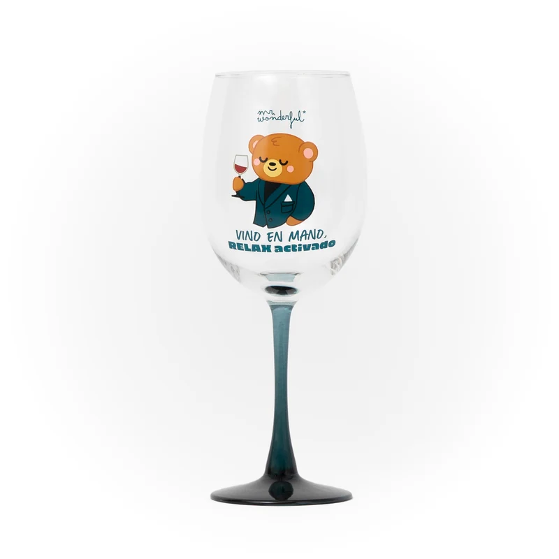 Copa de vino - Vino en mano, relax activado
