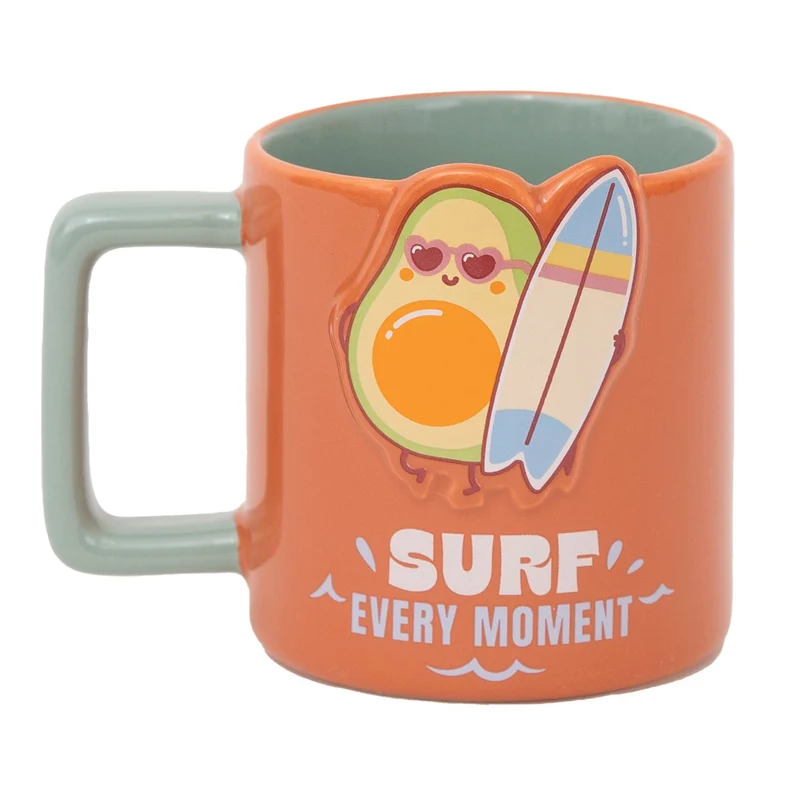 Taza 3D aguacate - Surf every moment