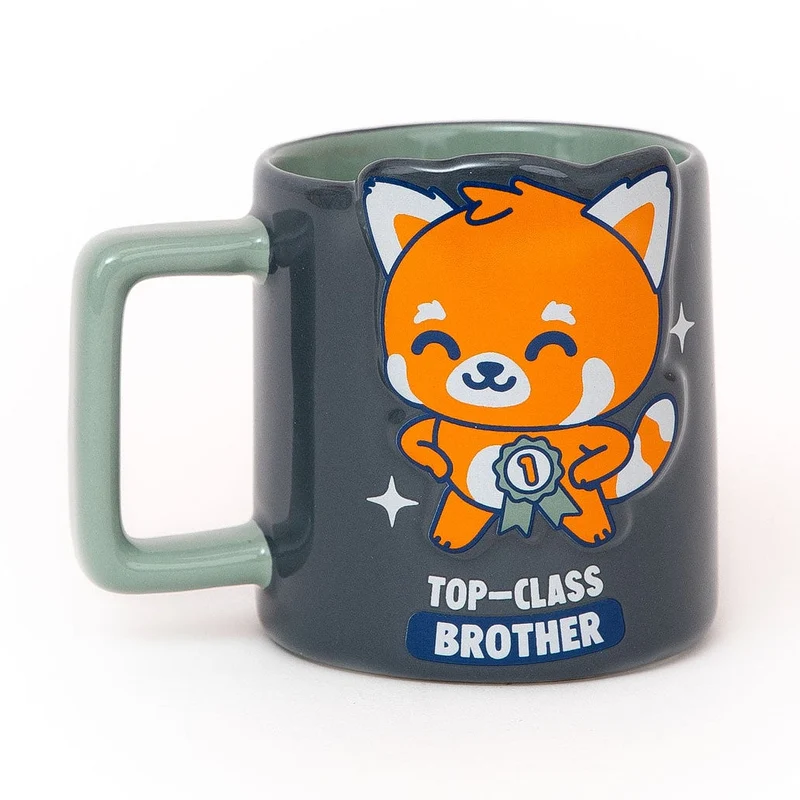 Taza 3D panda rojo - Top-class brother