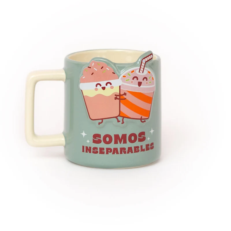 Taza 3D batidos - Somos inseparables