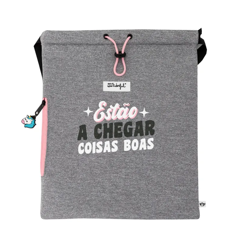 Saco Wonder Unicórnio - Estão a chegar coisas boas.