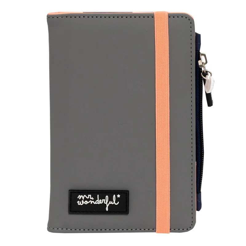 Funda pasaporte gris - Destination: the world