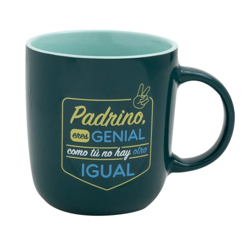 Taza - Padrino, eres genial. Como tú no hay otro igual.
