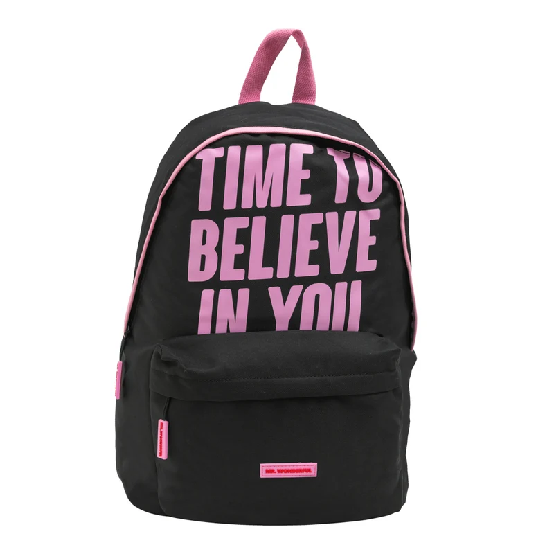 Backpack Basic pink - Time to believe in you