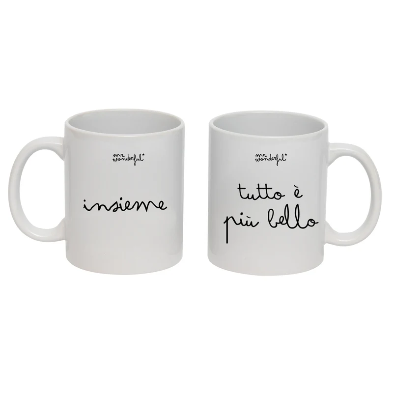 Set di 2 tazze Iconic - Insieme tutto è più bello