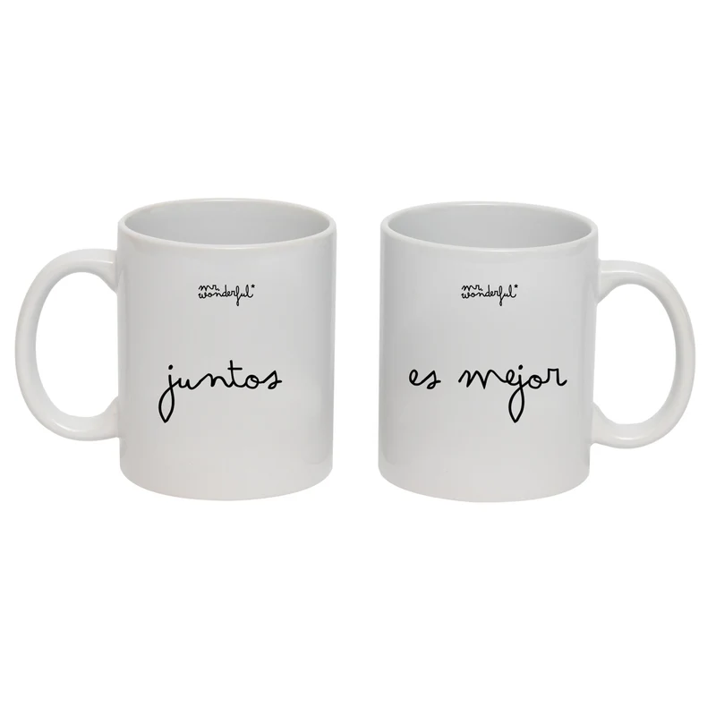 Set de 2 tazas Iconic - Juntos es mejor