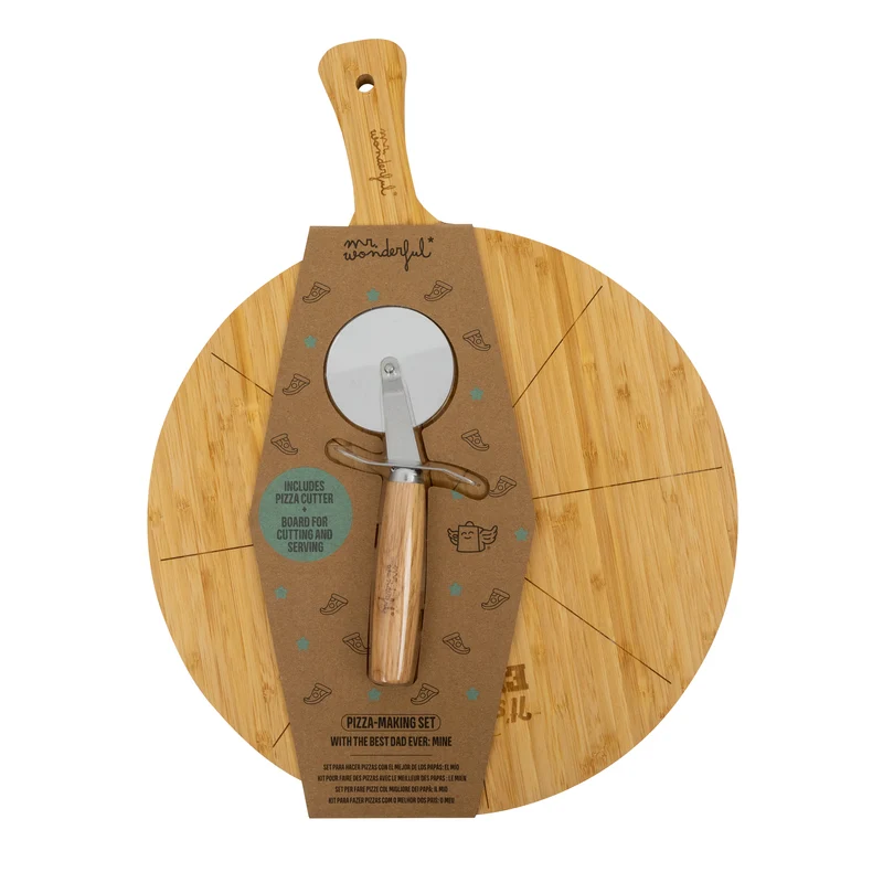 Set para hacer pizzas con el mejor de los papás: el mío