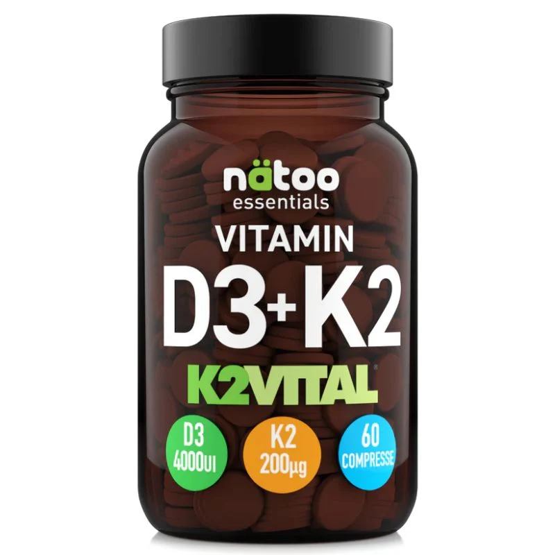 Natoo Essential D3+K2 Vital Da 60 Compresse