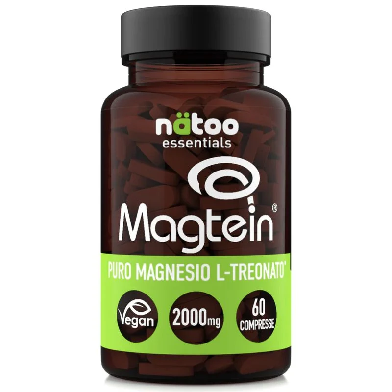 Natoo Essential Magtein Puro Magnesio L-Treonato 2000 Mg 60 Compresse