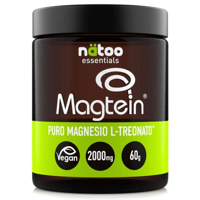 Natoo Essential Magtein Puro Magnesio L-Treonato 2000 Mg 60 Grammi