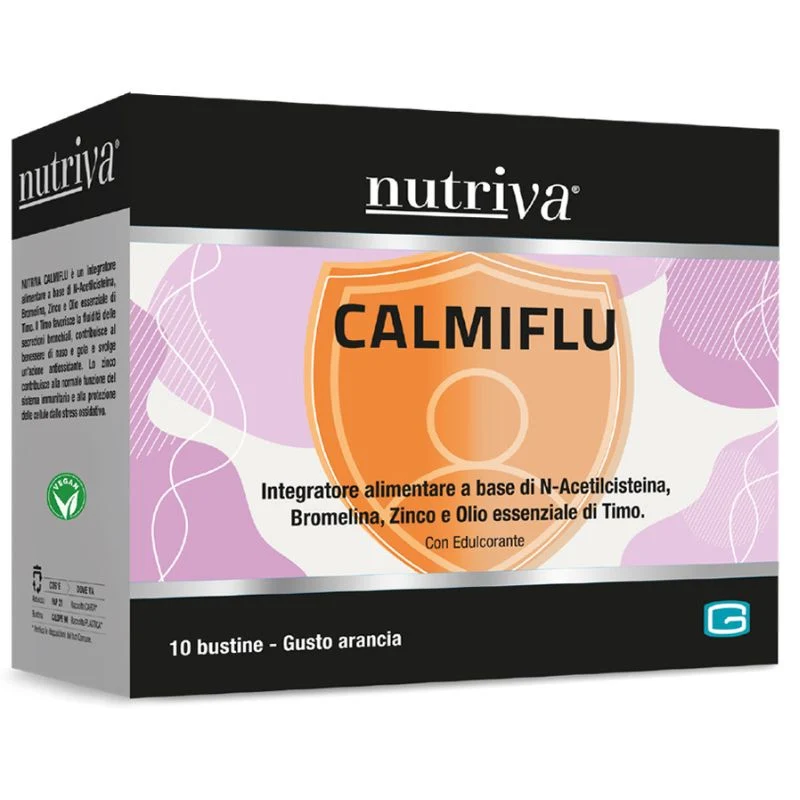 Nutriva Calmiflu Gusto Arancia 10 Bustine