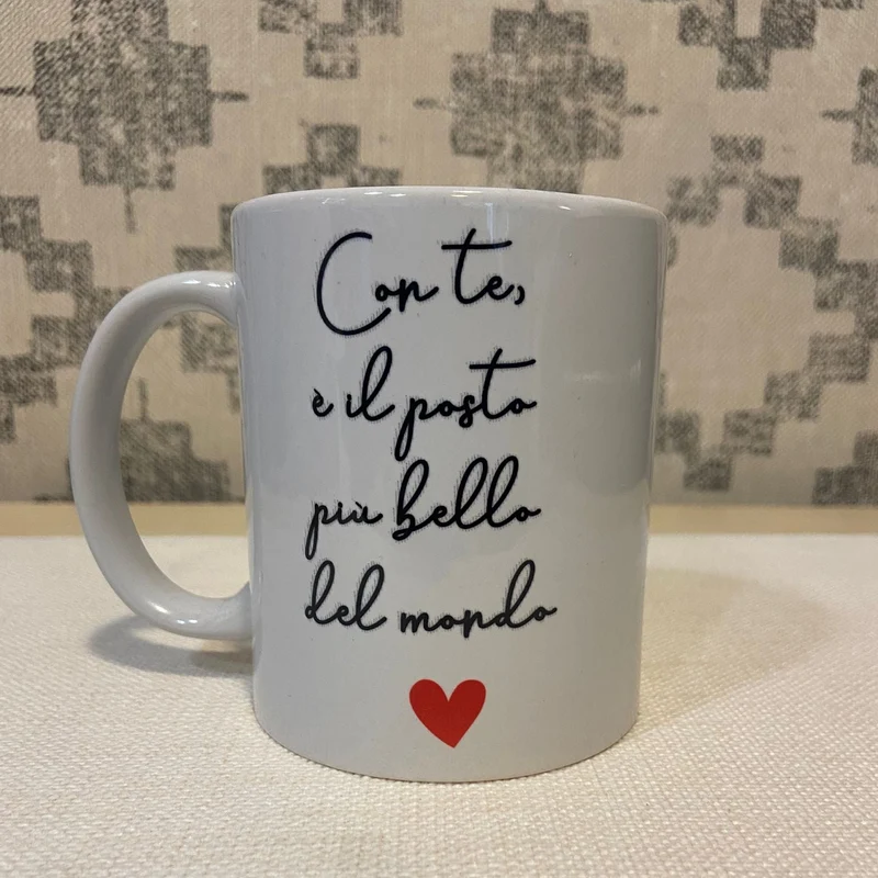 Tazza in ceramica San Valentino Con te