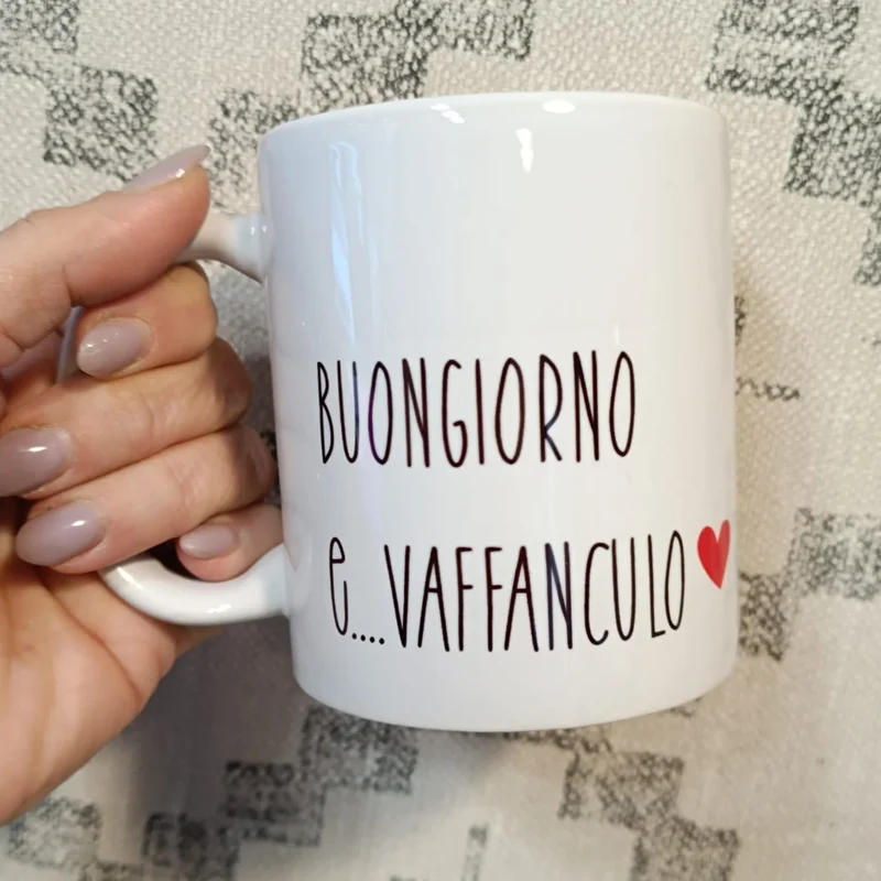 Tazza in ceramica San Valentino Buongiorno e...
