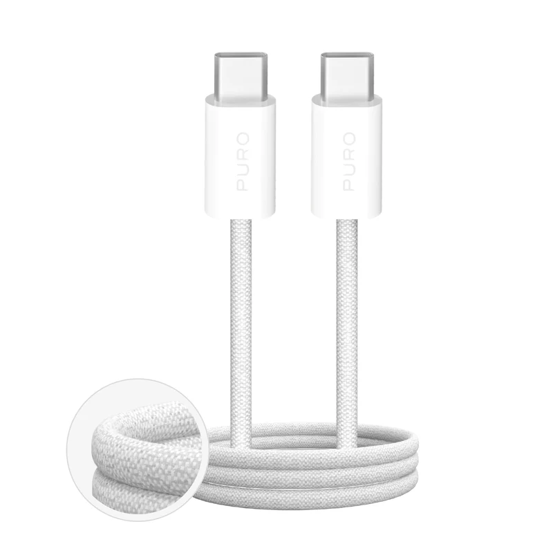 Cavo USB-C 240W in Tessuto Ultra Resistente – 1 Metro