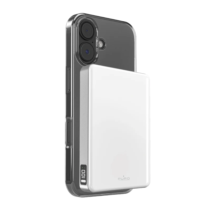 Power bank magnetico Qi2.2 10000 mAh con display