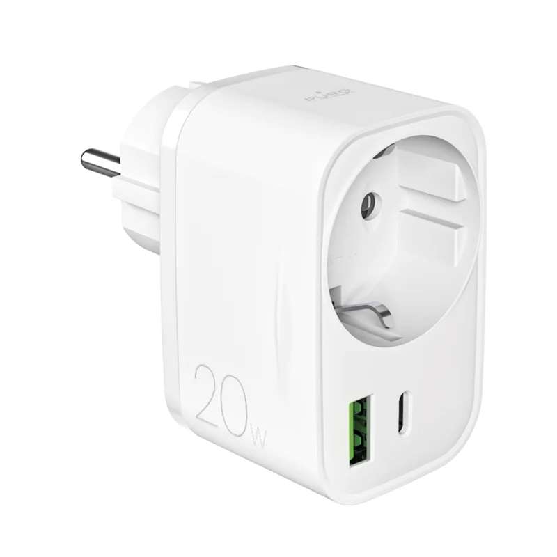 Caricatore da parete 20W USB‑C + USB‑A