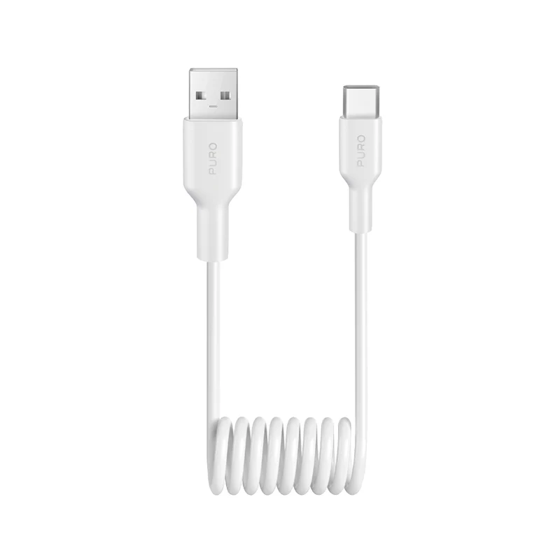 Cavo Spirale in TPU da USB-A a USB-C, 1m