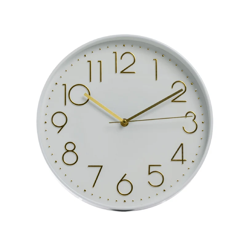Orologio da Parete 30 cm Moderno Design Minimalista con numeri in Rilievo Il Gruppone