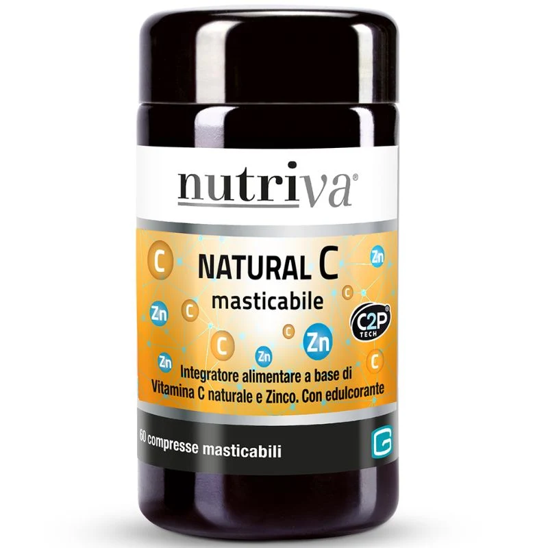 Nutriva Natural C Masticabile 60 Comprese Masticabili