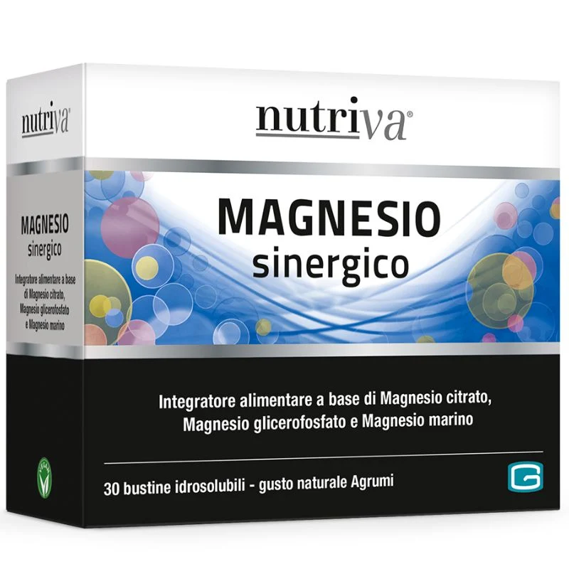 Nutriva Magnesio Sinergico 30 Bustine Idrosolubili