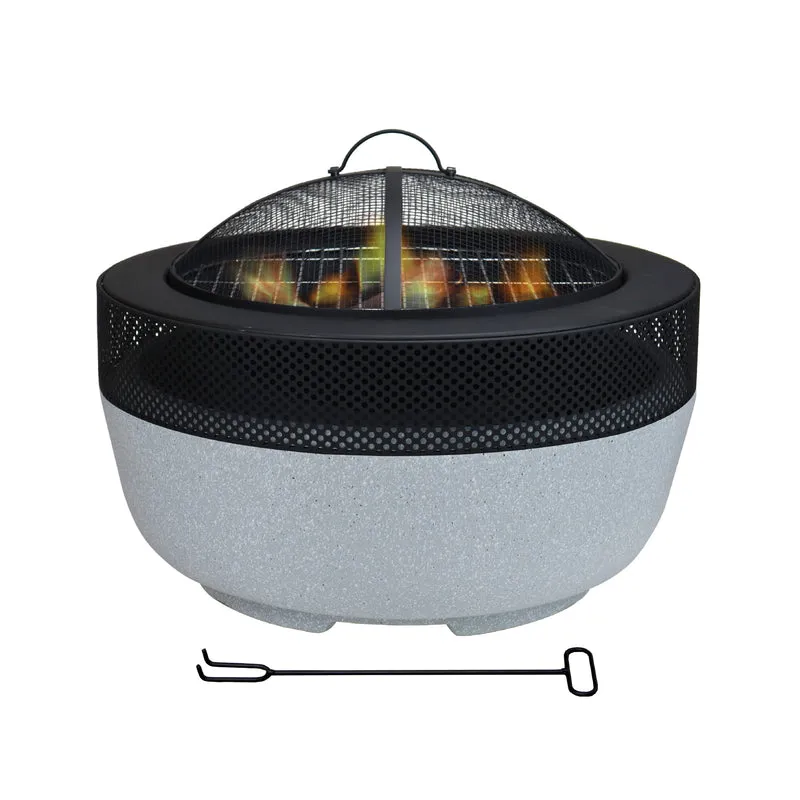 Braciere BBQ 2in1 con Griglia Inclusa MGO + Ferro Verniciato a Polvere Il Gruppone