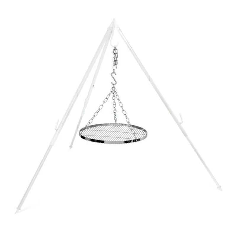 Hanging grate tripod