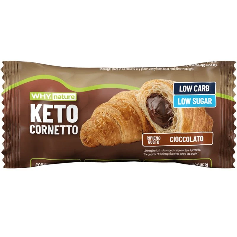 Why Nature Keto Cornetto Ripieno Di Cioccolato 50 Grammi