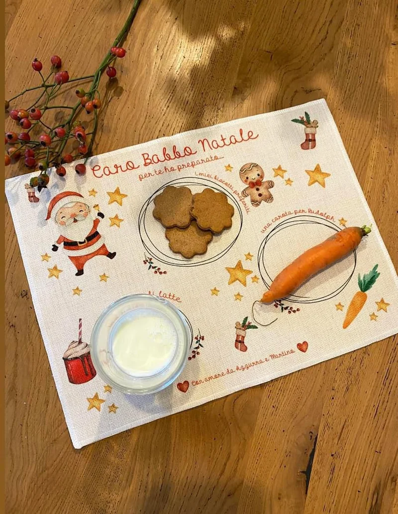 Tovaglietta in Canvas per Babbo Natale