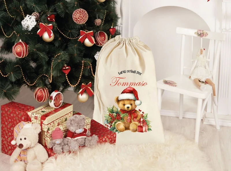 Sacco di Natale in Canvas personalizzato