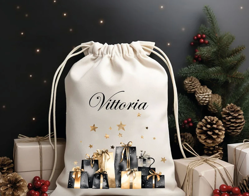 Sacco di Natale in Canvas personalizzato