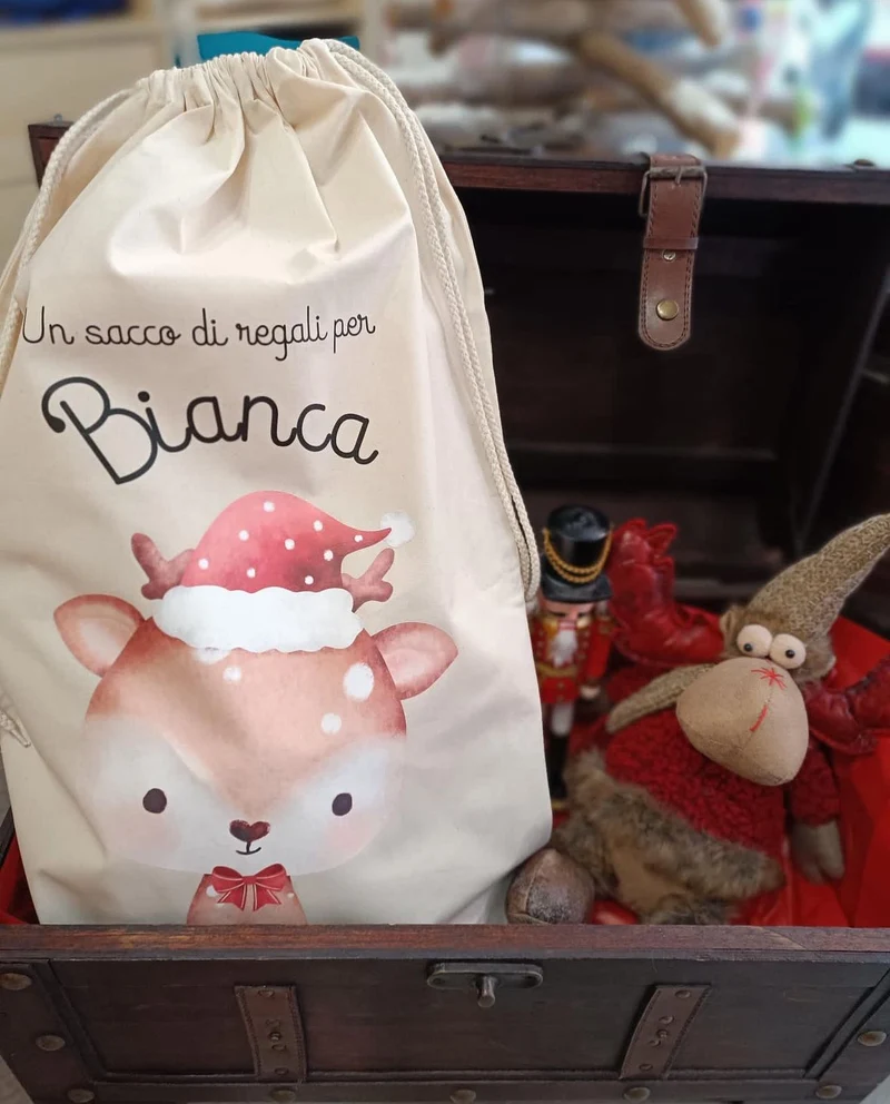Sacco di Natale in Canvas personalizzato