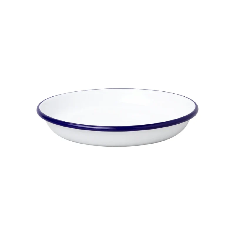 Assiette creuse émaillée