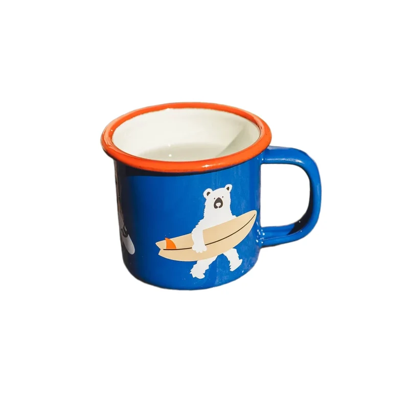Tasse en émail petit format - Ours