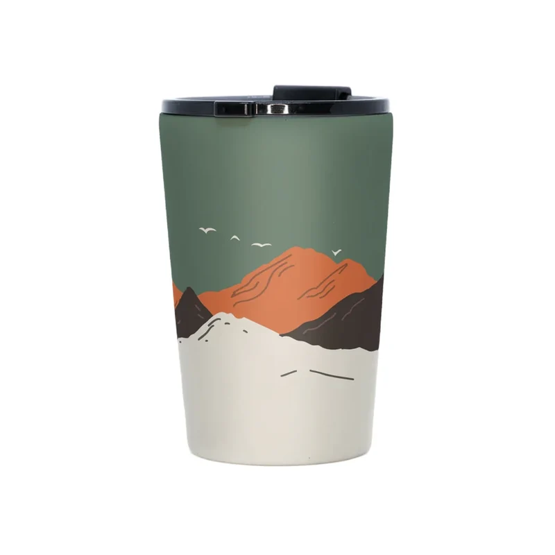 Tasse isotherme en inox - Sunrise over the mountain