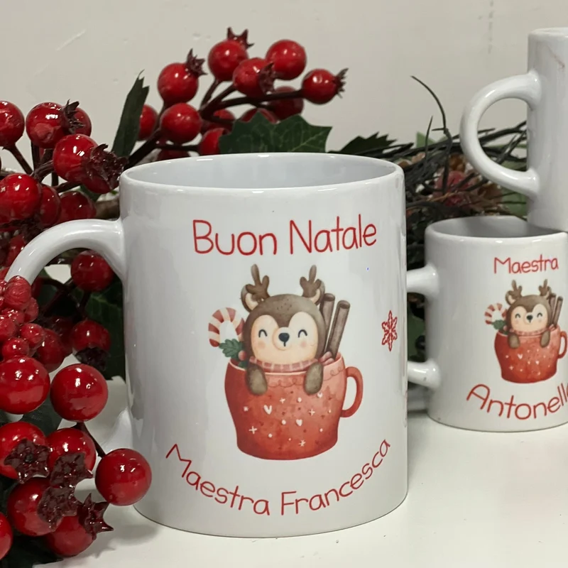 Tazza in ceramica Natale