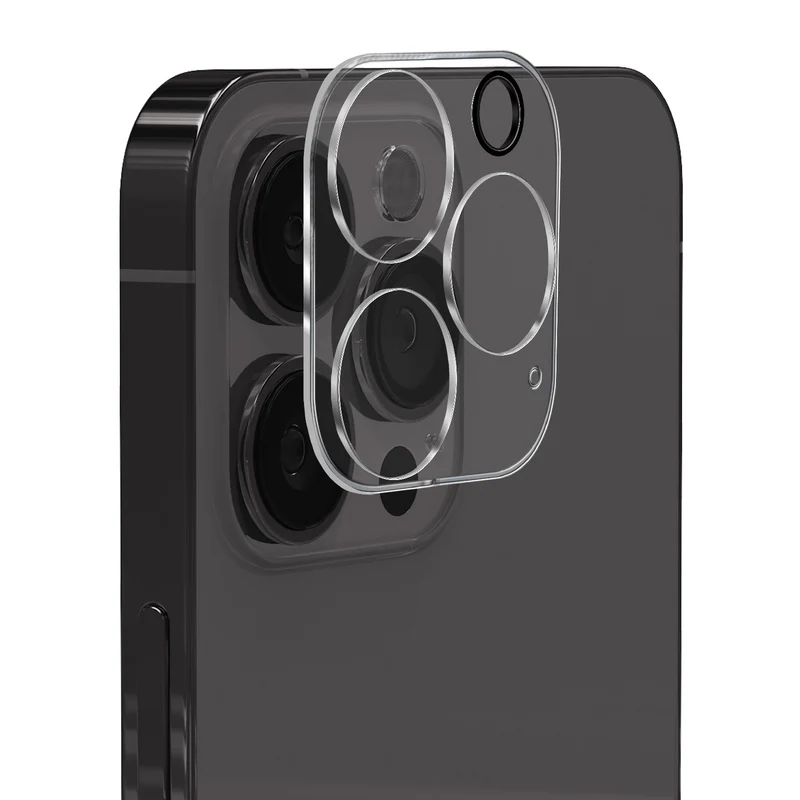 Vetro Temperato Protettivo per Fotocamera iPhone 15 Pro e 15 Pro Max
