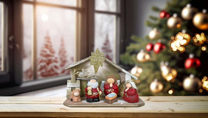 Presepe Dipinte A Mano Presepio Natalizio Natività Natale In Terracotta Il Gruppone
