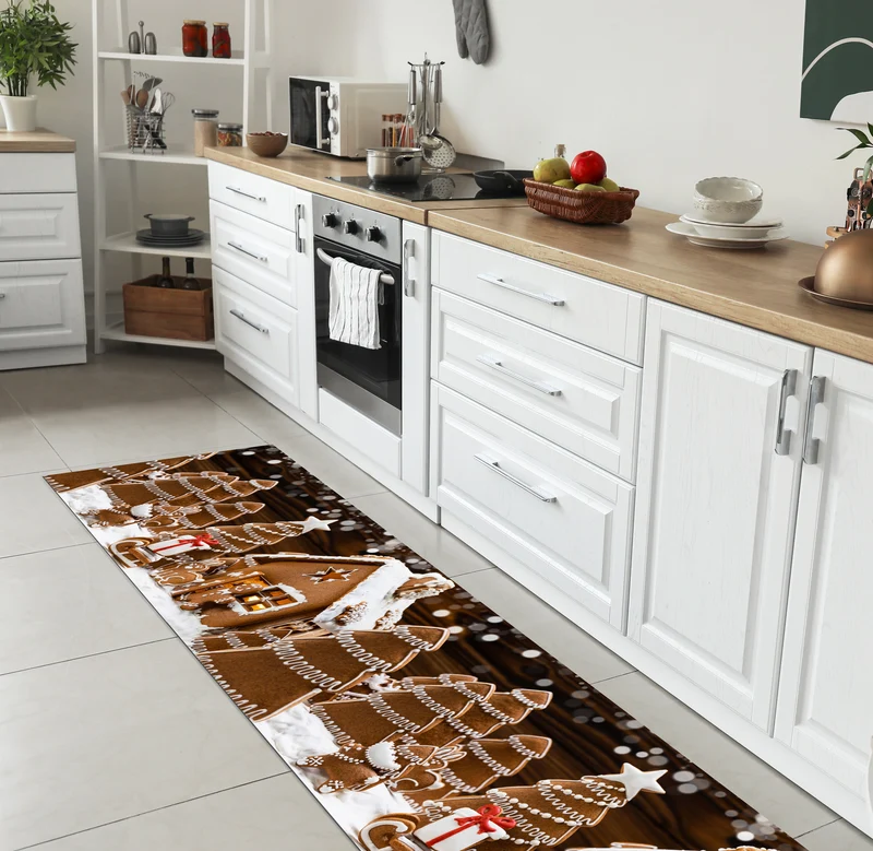 Tappeto Natale Cucina Antiscivolo Made in Italy Natalizia Il Gruppone