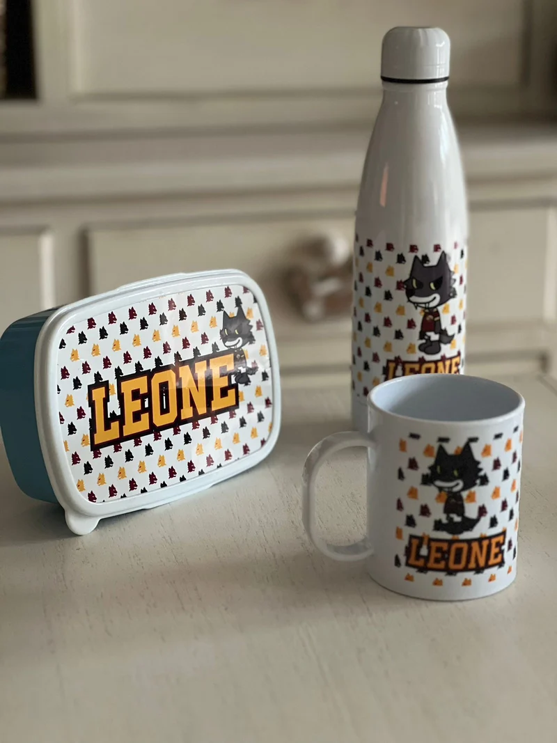 Set Borraccia - Bicchiere - Porta merenda
