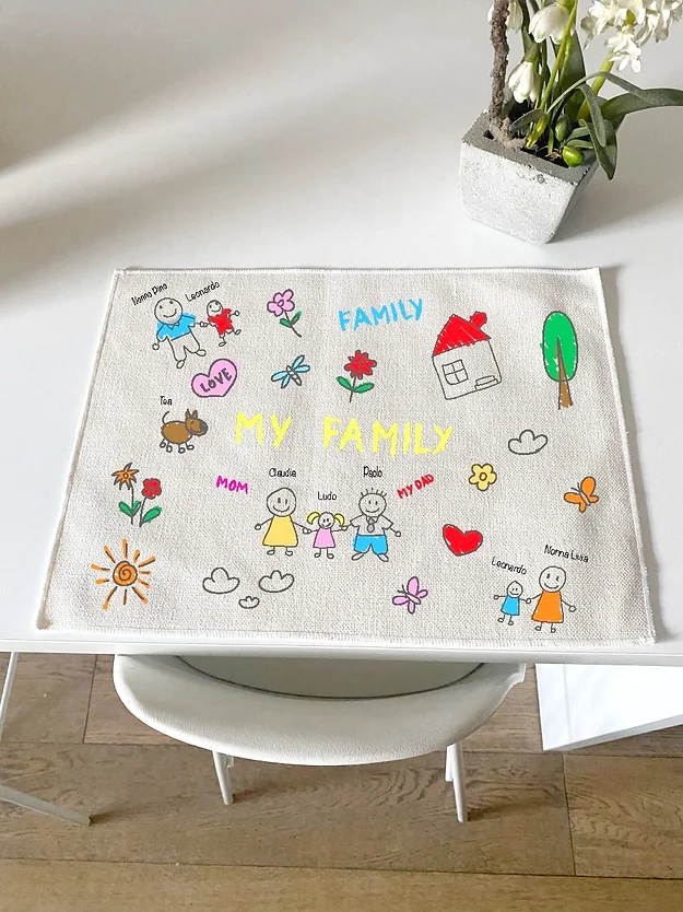 Tovaglietta in Canvas Personalizzata