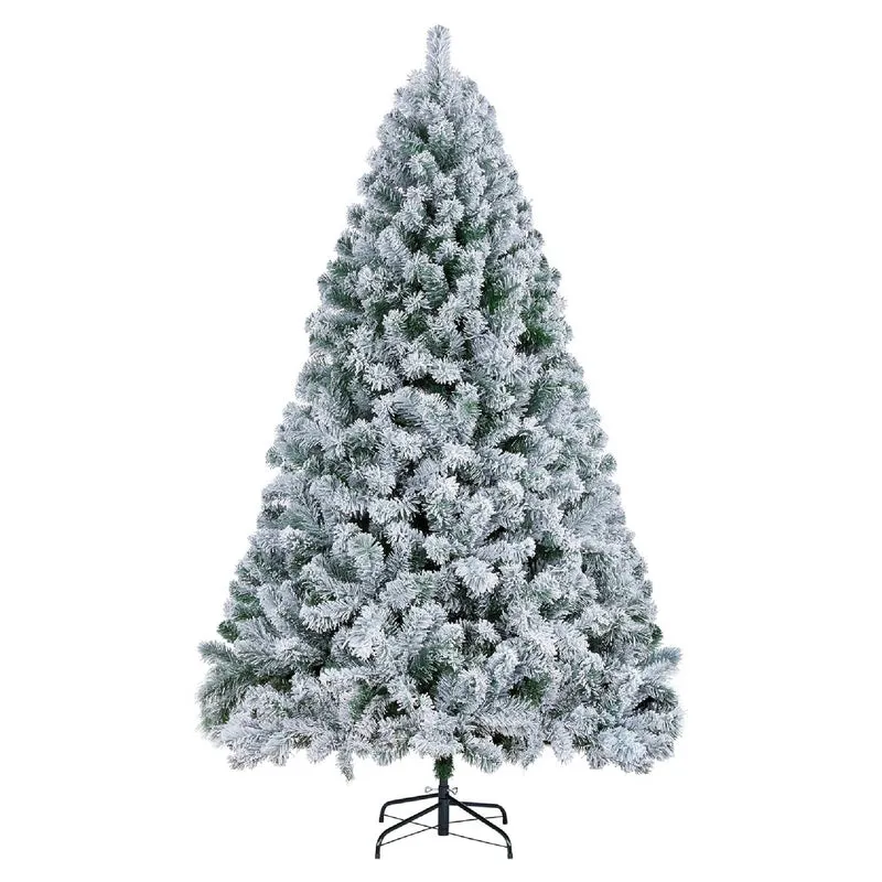 Albero di Natale Innevato Artificiale Con Effetto Neve Realistico Bianco Facile da Montare Il Gruppone