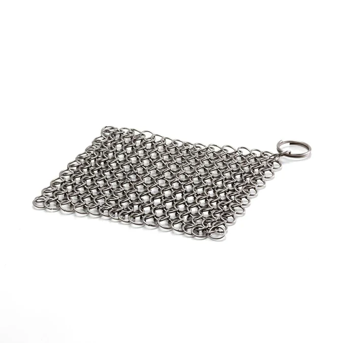 Cotte de mailles à récurer pour fonte et fer forgé - 20cm