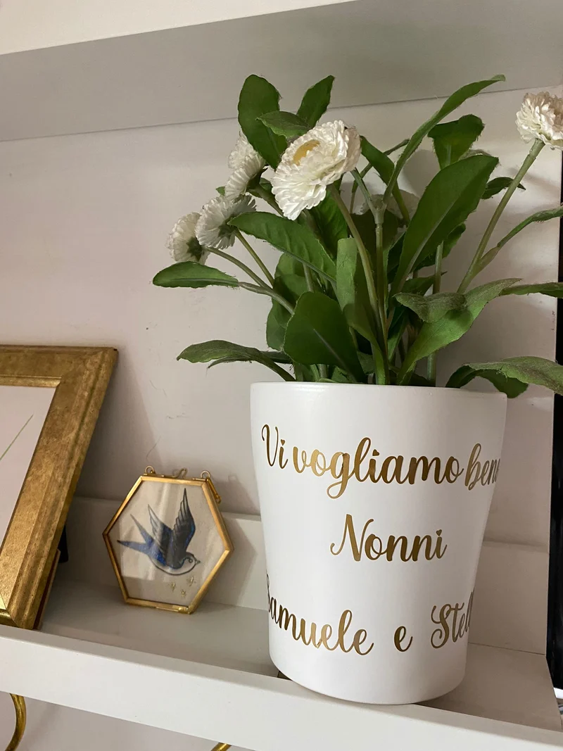 Vaso per i Nonni in ceramica Personalizzato