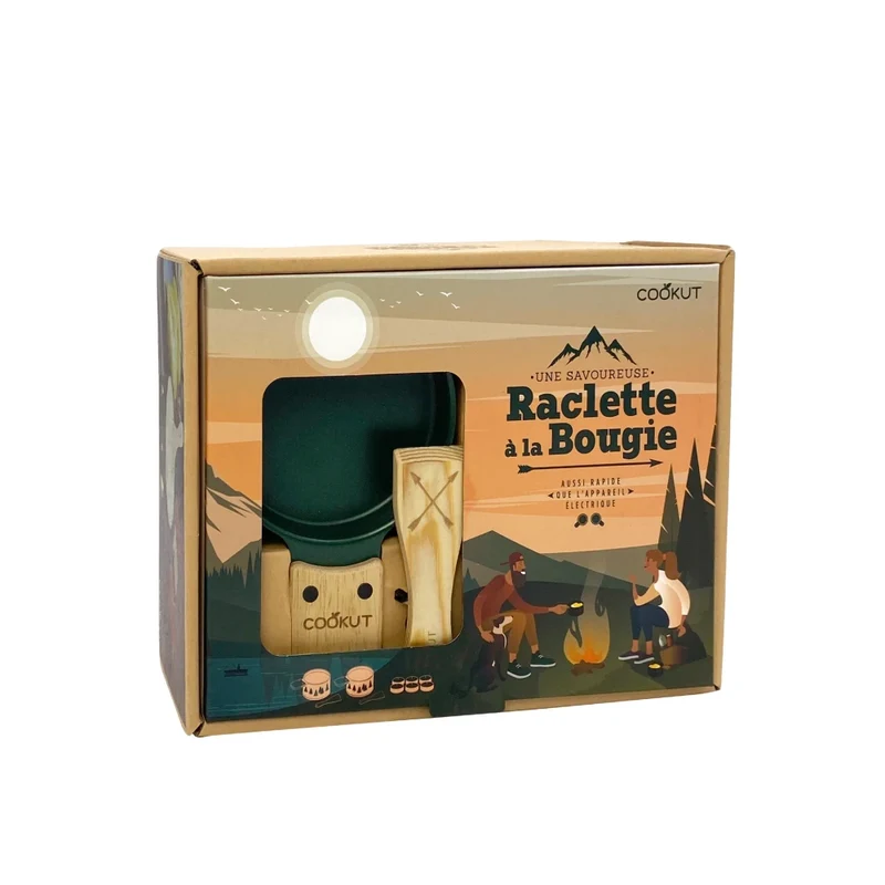 Raclette à la bougie - Forêt - Set 2 personnes