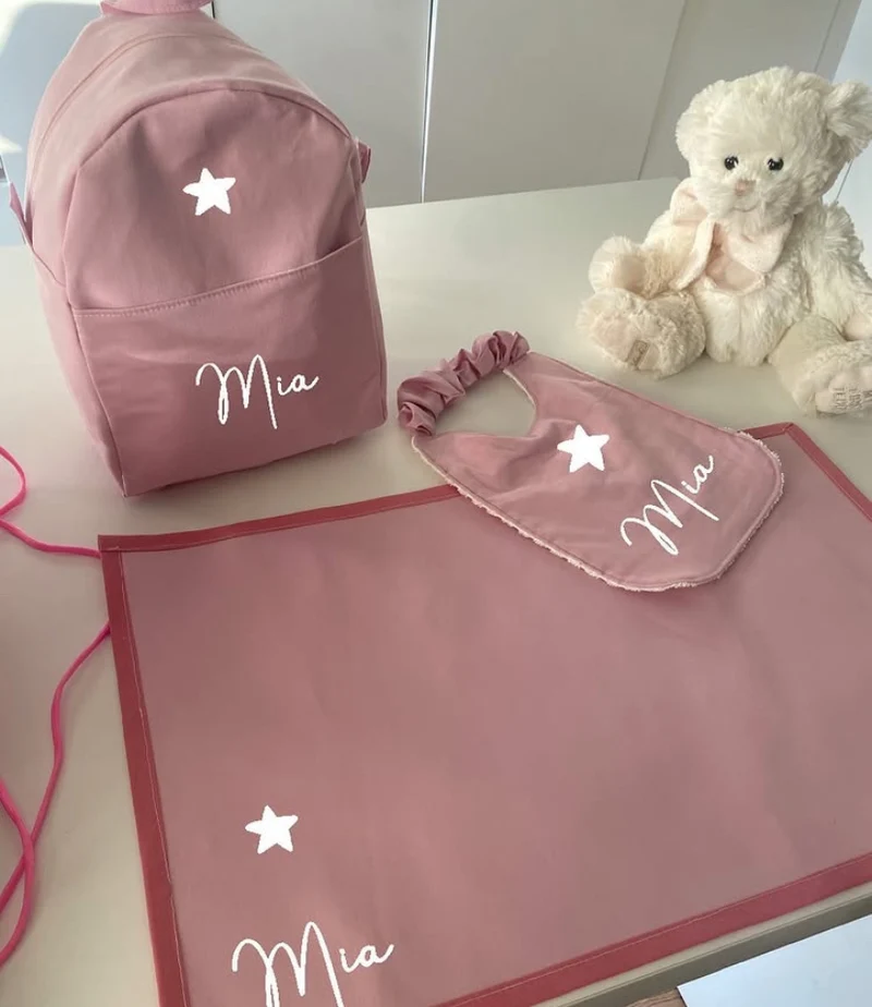 Set Zaino - bavaglino - tovaglietta