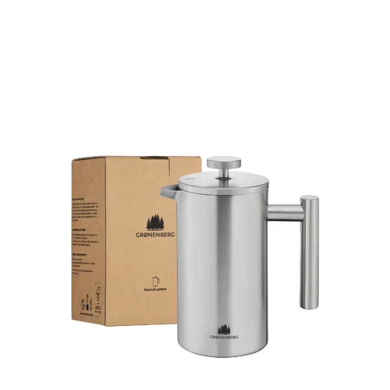 Cafetière à piston en inox - 0.35L
