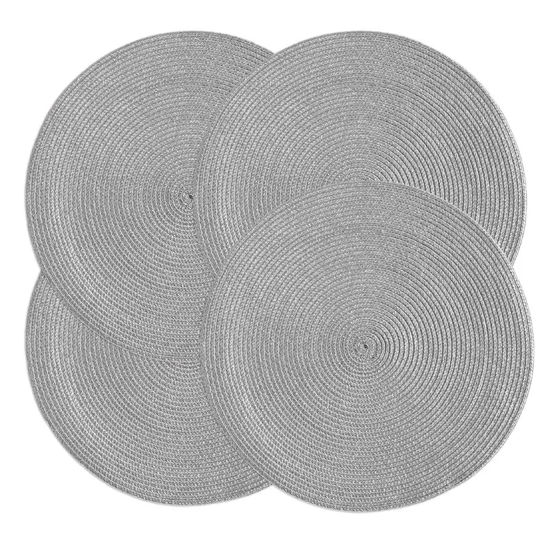 Set 4 Sottopiatti Natalizi Rotondi Ø38 cm Eleganti per Decorare la Tavola Il Gruppone